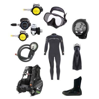 Сколько стоит снаряжение для дайвинга