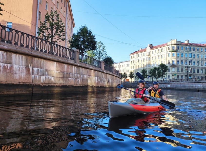 Уникальные маршруты на байдарках по рекам и каналам Санкт-Петербурга