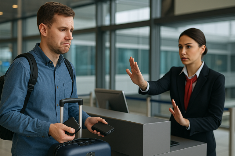 Авиакомпании ужесточают правила провоза «умных» чемоданов и пауэрбанков